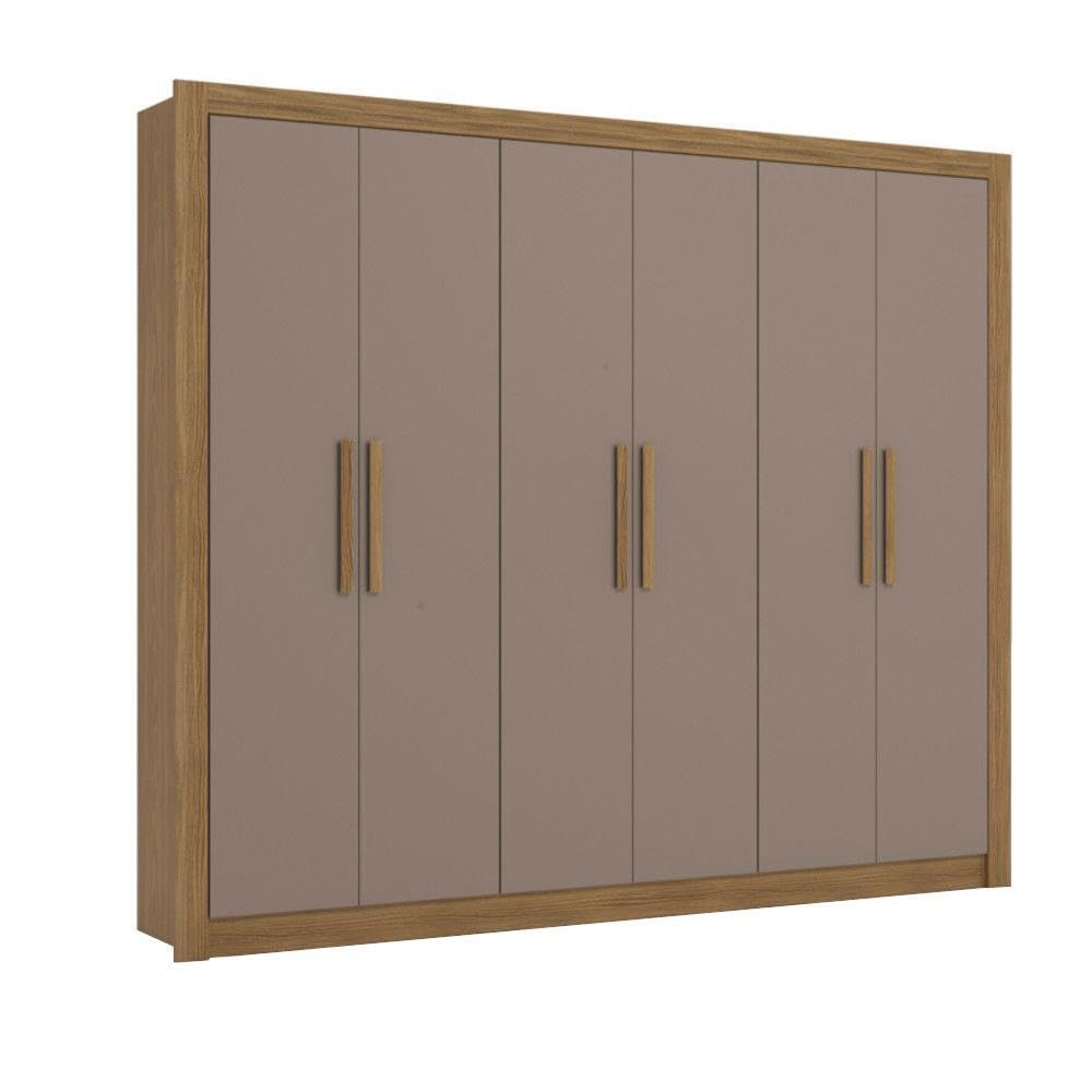 Guarda Roupa/Roupeiro 6 Portas 2 Gavetas Kappesberg M569